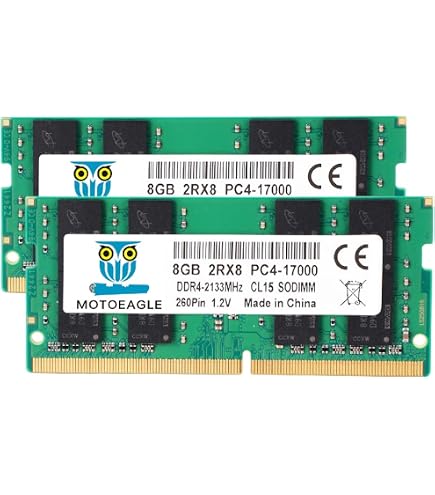 Amazon.com: 16GB DDR4 RAM 2x8GB 2133 MHz SO-DIMM 2RX8 PC4-17000